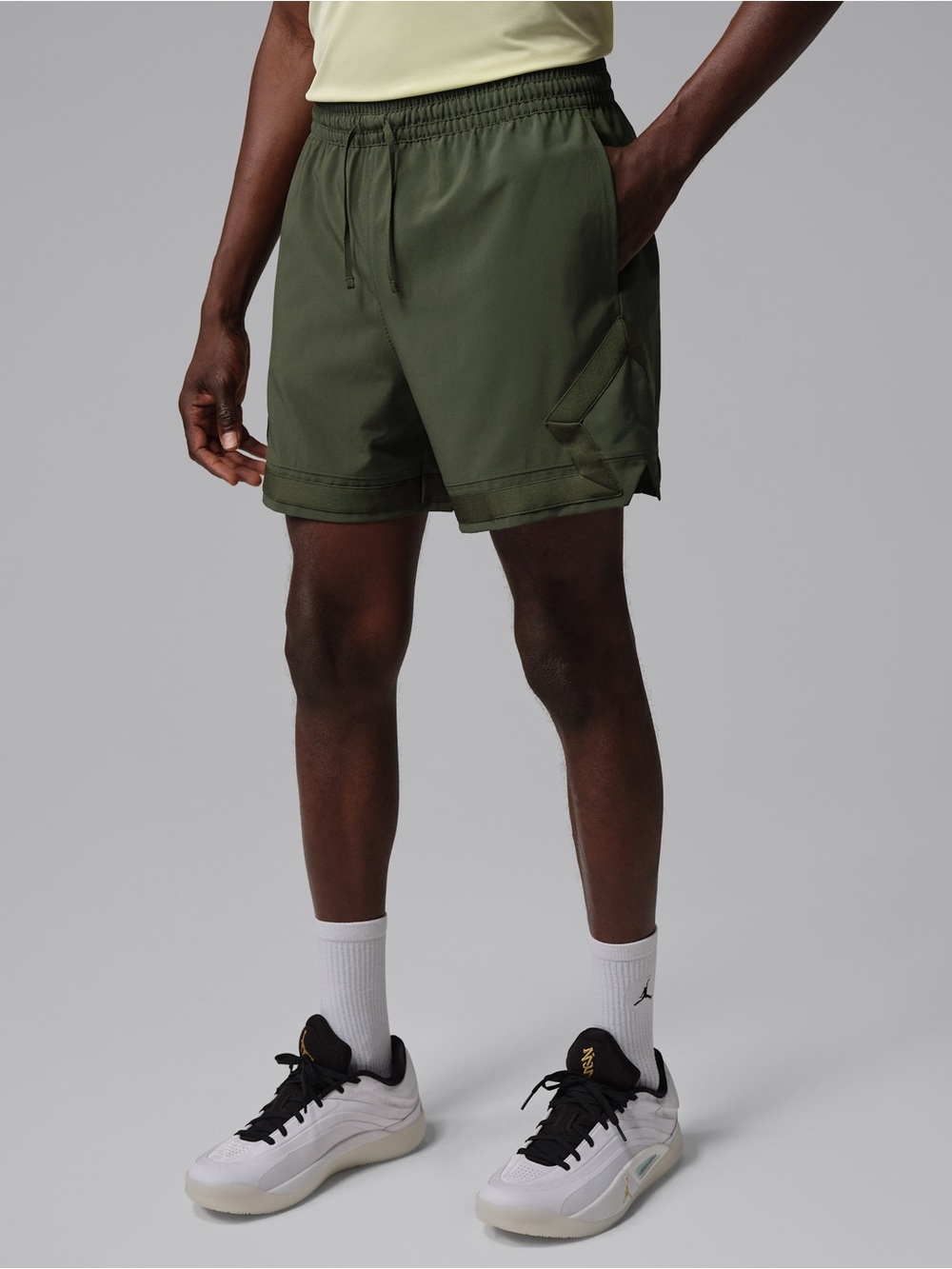 Jordan Men's Olive Green Athletic Shorts